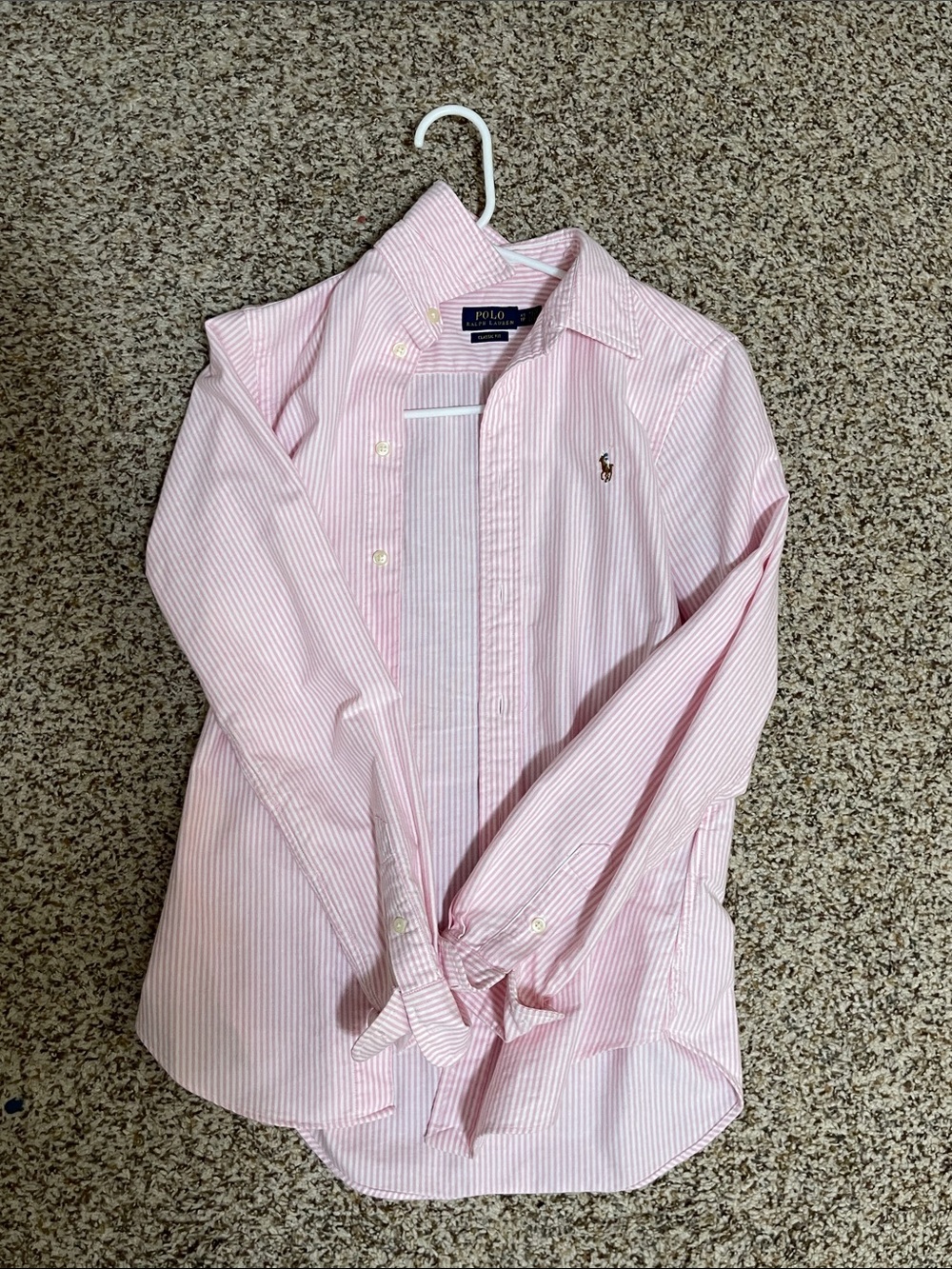 Polo by Ralph Lauren Pink Striped Button-Down Shirt